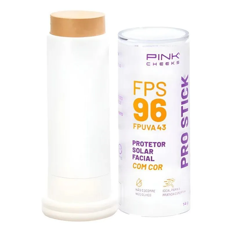 10x Pro Stick Protetor Solar Facial Fps96 Pro10 14g Pink Ch