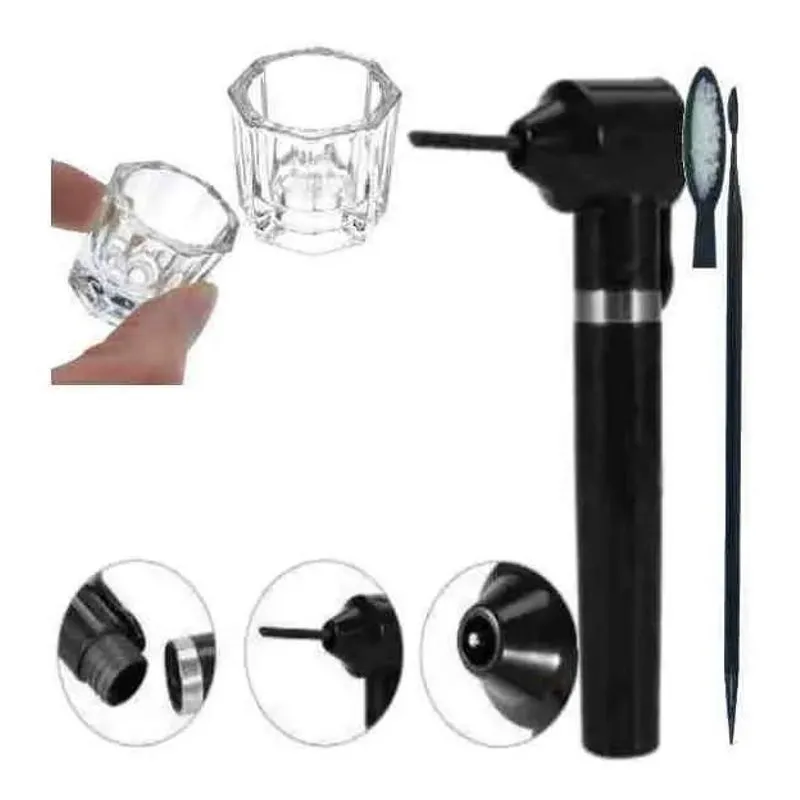 Kit Mini Mixer Misturador Henna Sobrancelha +dappen + Palito