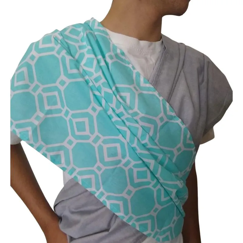 Fastsling Canguru Piêpaô Fast Sling Mosaico Azul + Cinza Me