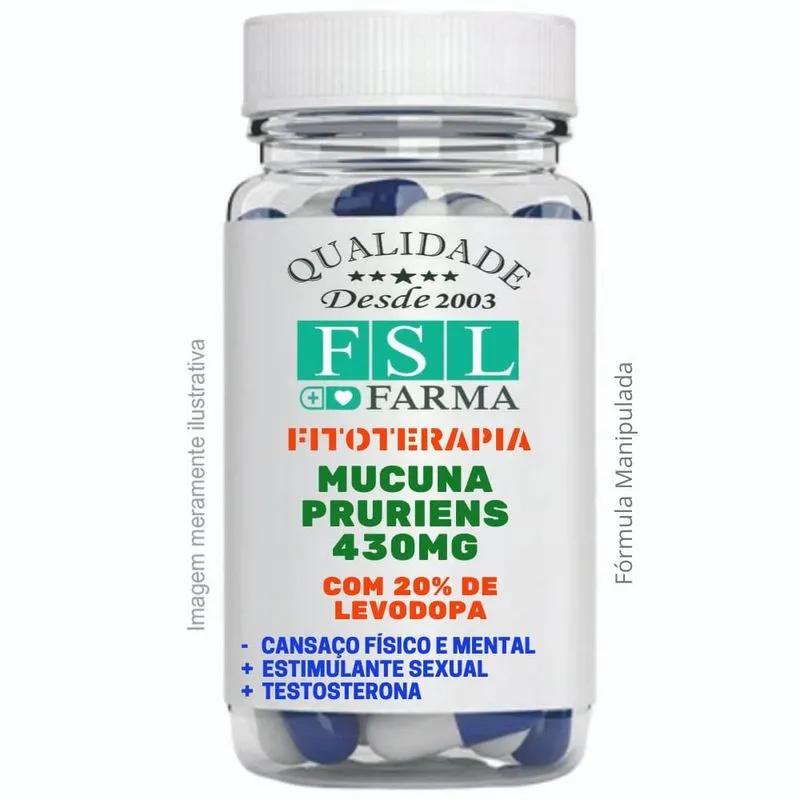Mucuna Pruriens 20% L-Dopa 430Mg