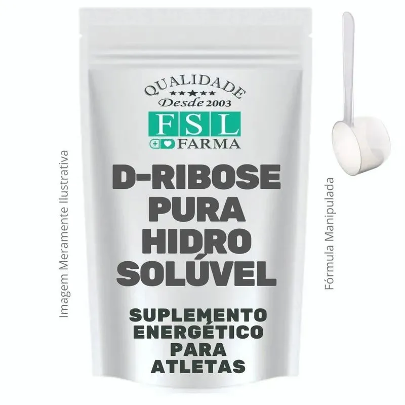 D- Ribose Pura Hidrossolúvel