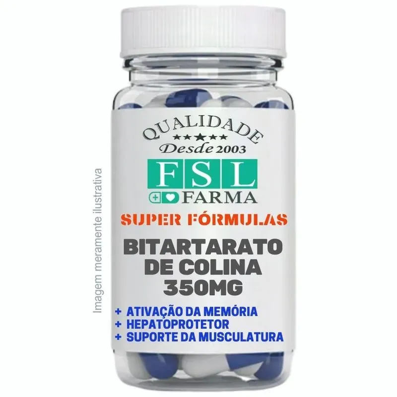 Bitartarato De Colina 350Mg