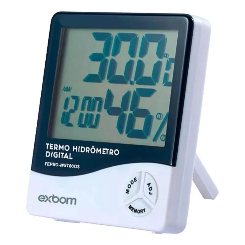 10x Termo Higrômetro Digital Sensor Externo Interno Medidor