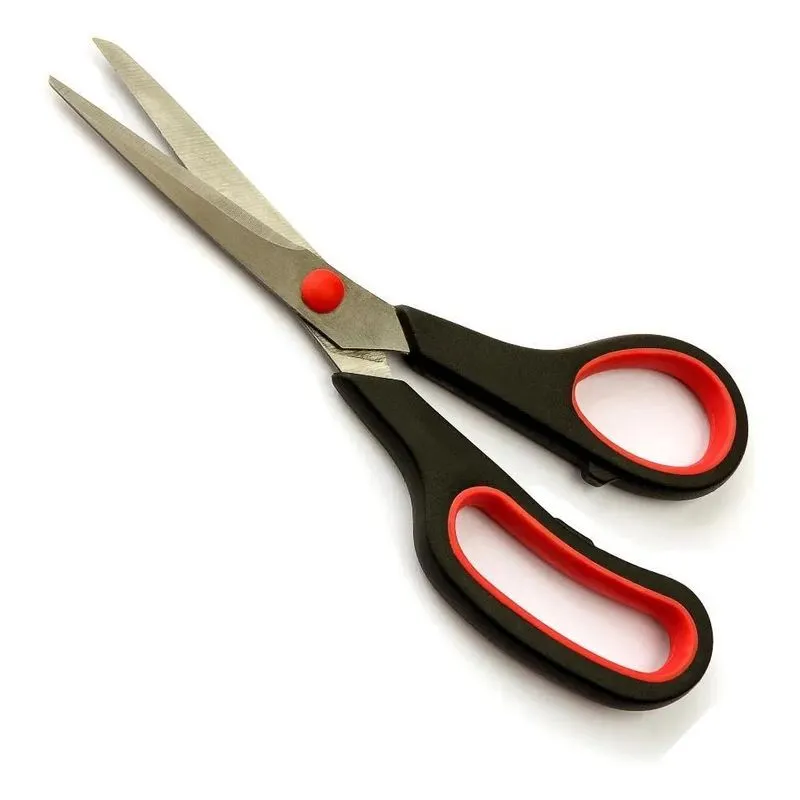10x Tesoura Grande Profissional Multiuso Escritório Inox 21