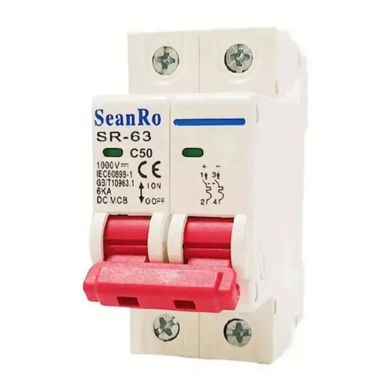 3x Disjuntor Cc 16a 20a 25a 32a 40a 50a 63a Solar Fotovoltai