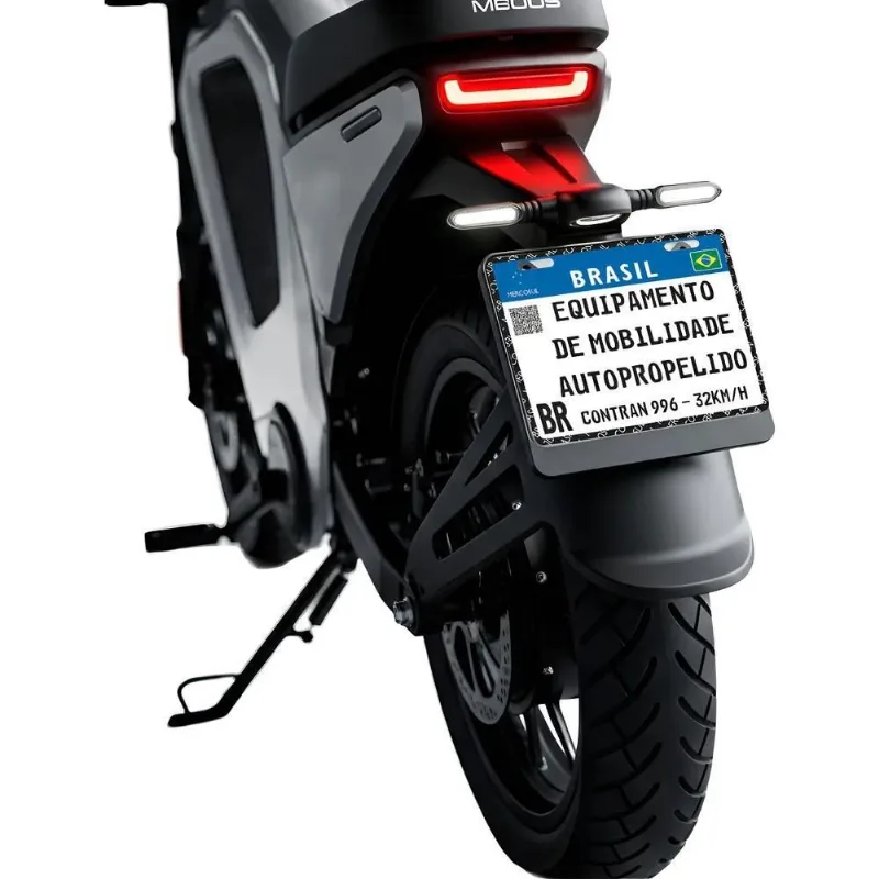 2x Placa Autopropelido 13x17cm Pvc 2mm Com Qrcode