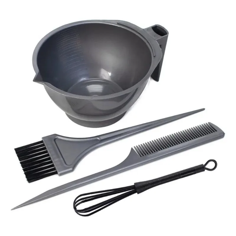 Kit De Tintura Com Pincel Pente Misturador De Tinta Cumbuca