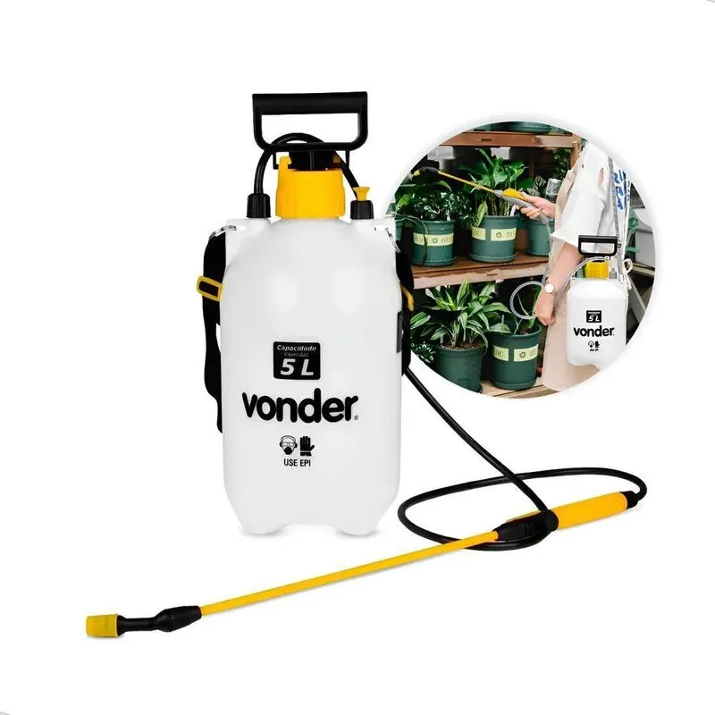 10x Melhor Pulverizador Manual 5 Litros Bomba Pressão Água