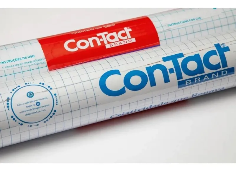 2x Papel Plástico Adesivo Contact 45cmx2m Cristal Transparen