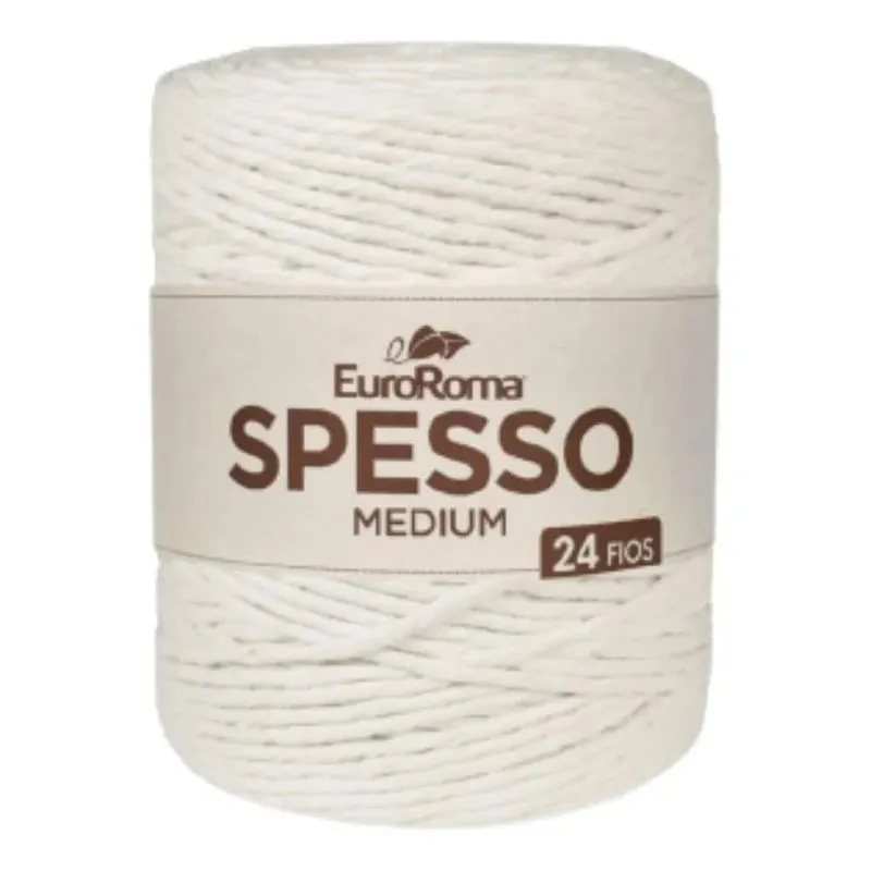 Barbante Spesso Euroroma 24 Fios 1kg Escolha Sua C Cru