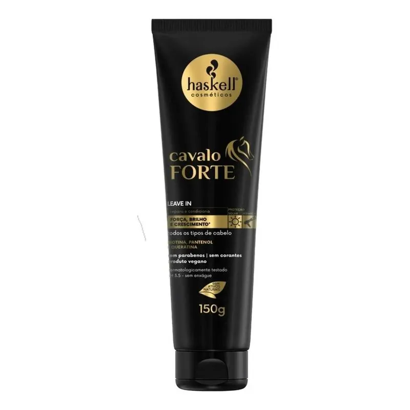 2x Haskell Creme De Pentear Cavalo Forte 150g Força Full
