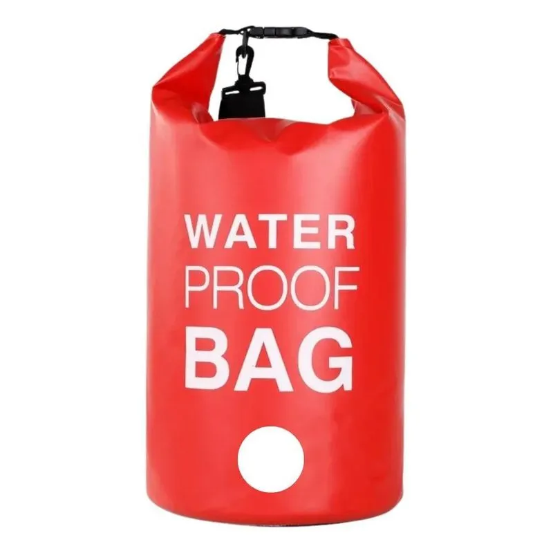 Bolsa Impermeável Saco Estanque 10l Camping Ba Vermelho