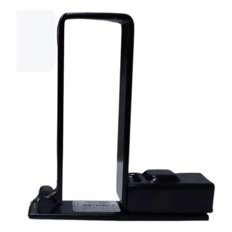 10x Trava Porta Cadeado Tecnotrava N08 125x40 Cor Preto