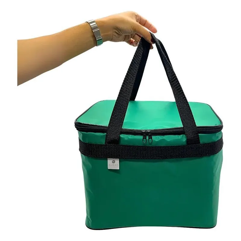 Bolsa Térmica 20 Litros Viagem Praia Sitio Garrafas Com Verd