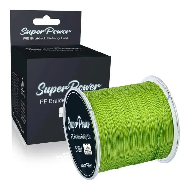 Linha De Pesca Multifilamento 500m Ba Verde 0,40mm / 60 Libr