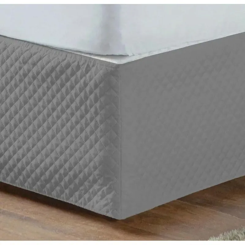 Saia Box Cama Solteiro Matelassê Ultrassônico Com Elástico