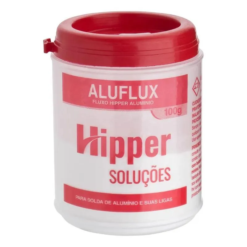 5x Aluflux 100g Fluxo Para Solda De Alumínio,