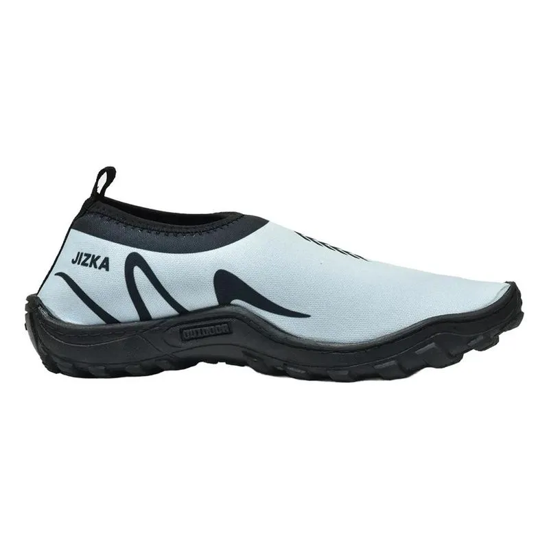 Sapatilha Aquatica Neoprene Tenis Meia Calce Facil T Branco