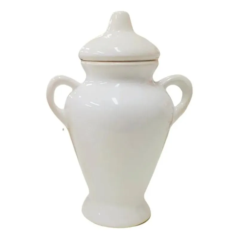 10x Quartinha Orixás Branco 13 Cm Porcelana Com E S/ Asa Umb