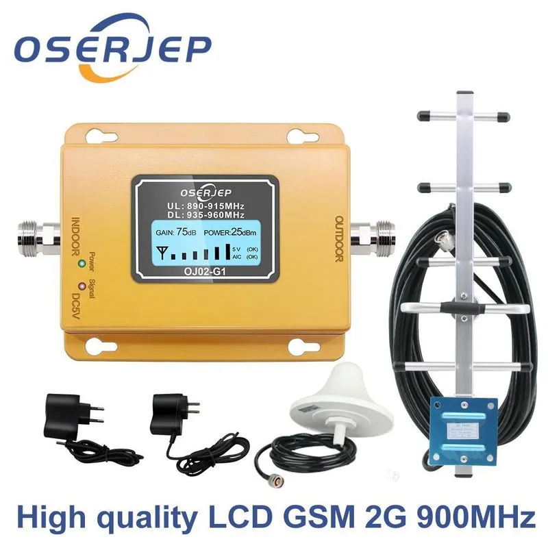 Repetidor De Sinal Celular 900mhz 2g 3g 4g 75dbi