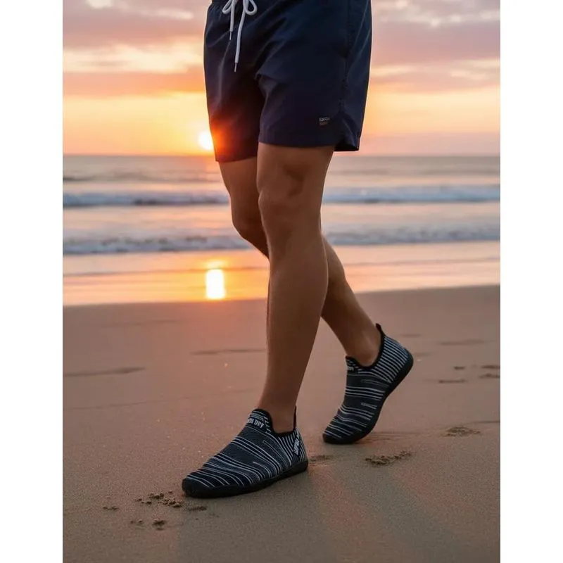 Sapatilha Aquática Antiderrapante Tênis Azul Marinho - Verde 4