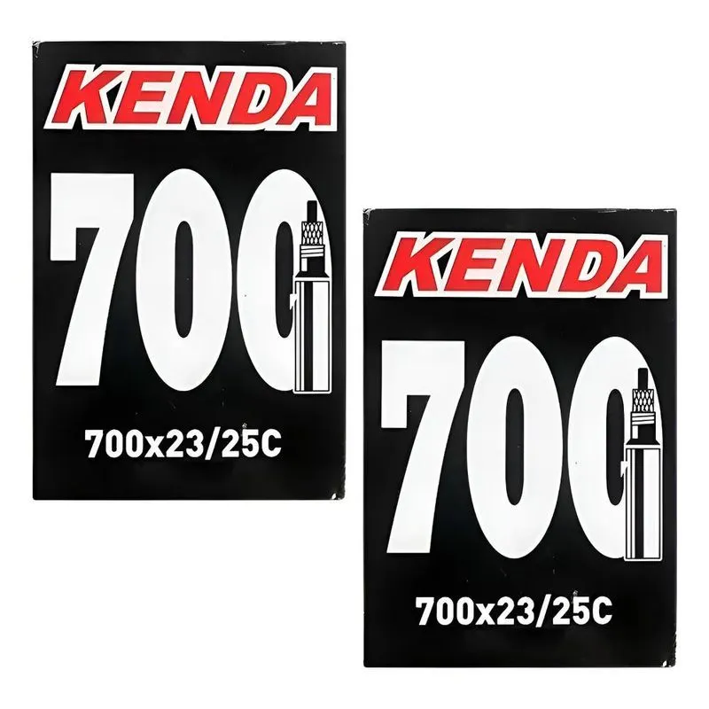 Par Câmara Ar Speed Kenda 700x23/25 Valvula Presta 48mm Pres