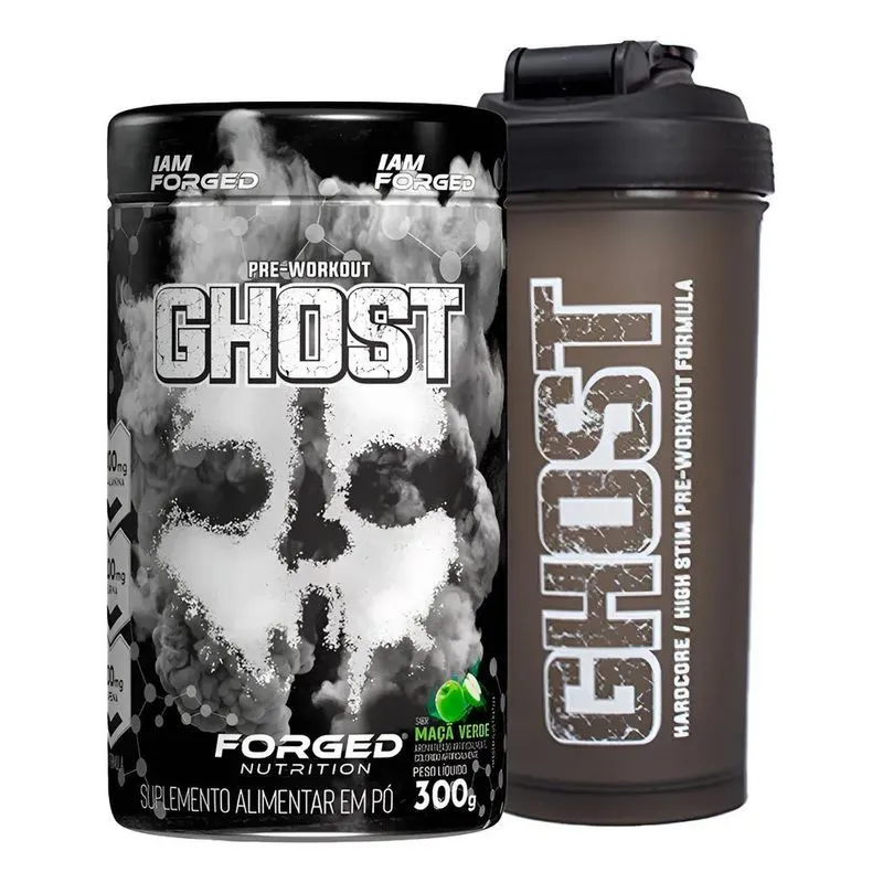 Pré-treino Ghost 300g Forged Nutrition Beta-alanina, Cafeí