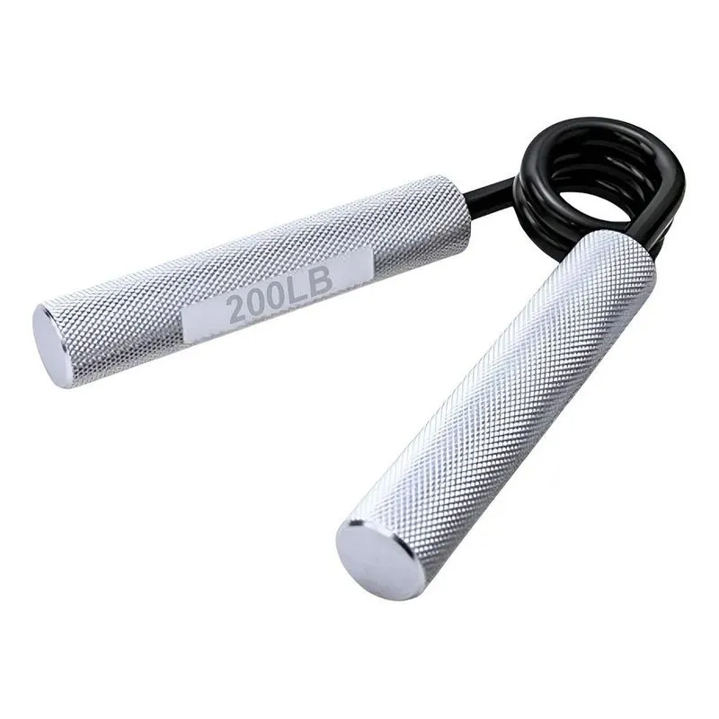 Hand Grip Com Intensidade 90kg (200lb) Handgrip Fit Prata