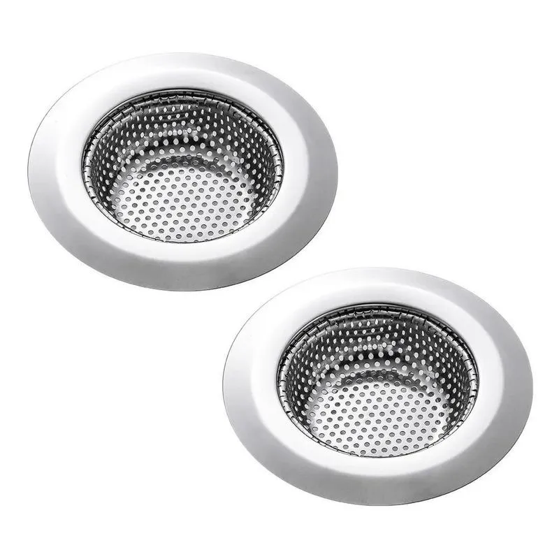 5x Ralo Inox Pia Cozinha 2 Un Higiênico Prático 9 Cm Envio 2
