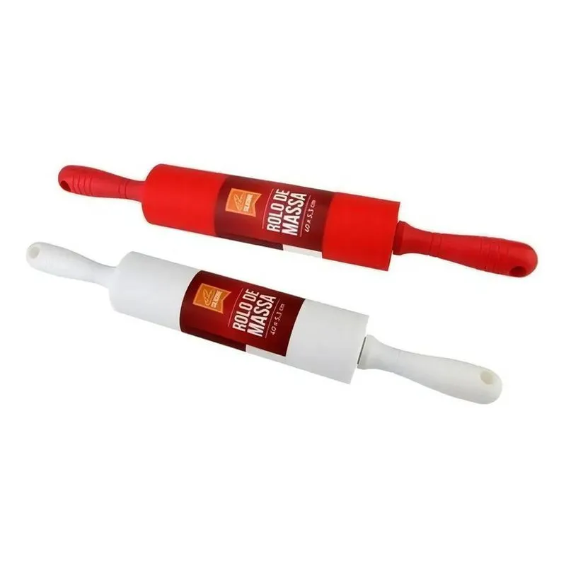 3x Rolo De Massa Giratório De Silicone Para Macarrão Pizza P