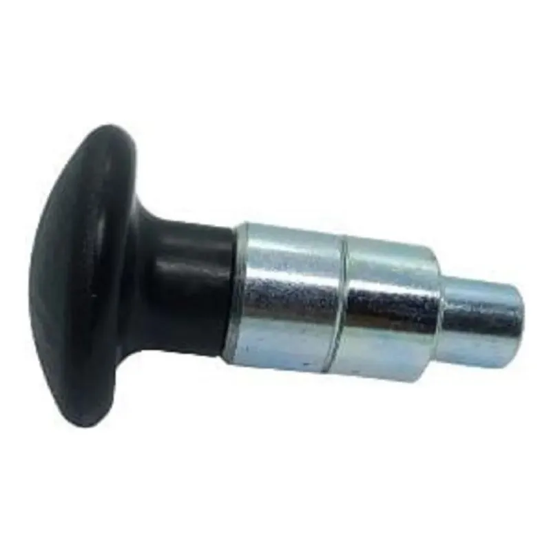 5x Puxador Manipulo Esférico 2 Corpos Preto Pino 11mm 1 Pç