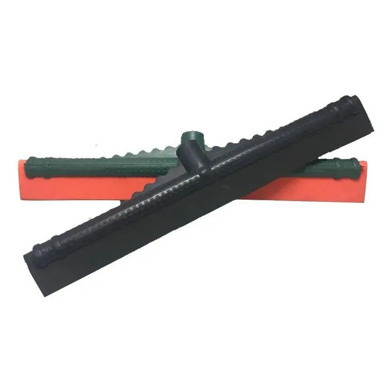 3x Rodo 40 Cm Puxa E Seca Borracha Dupla Unidade Sem Cabo Fu