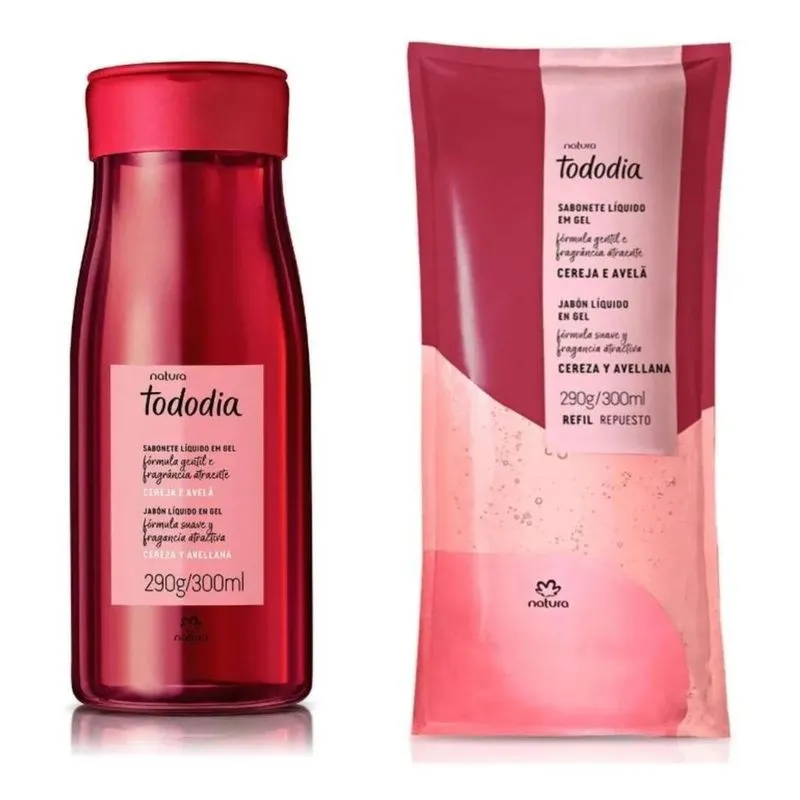 10x Sabonete Liquido Natura + Refil