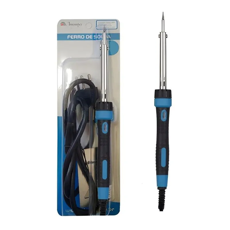 Ferro De Solda Com Suporte 27w Minipa Fe30 Inmetro Voltagem