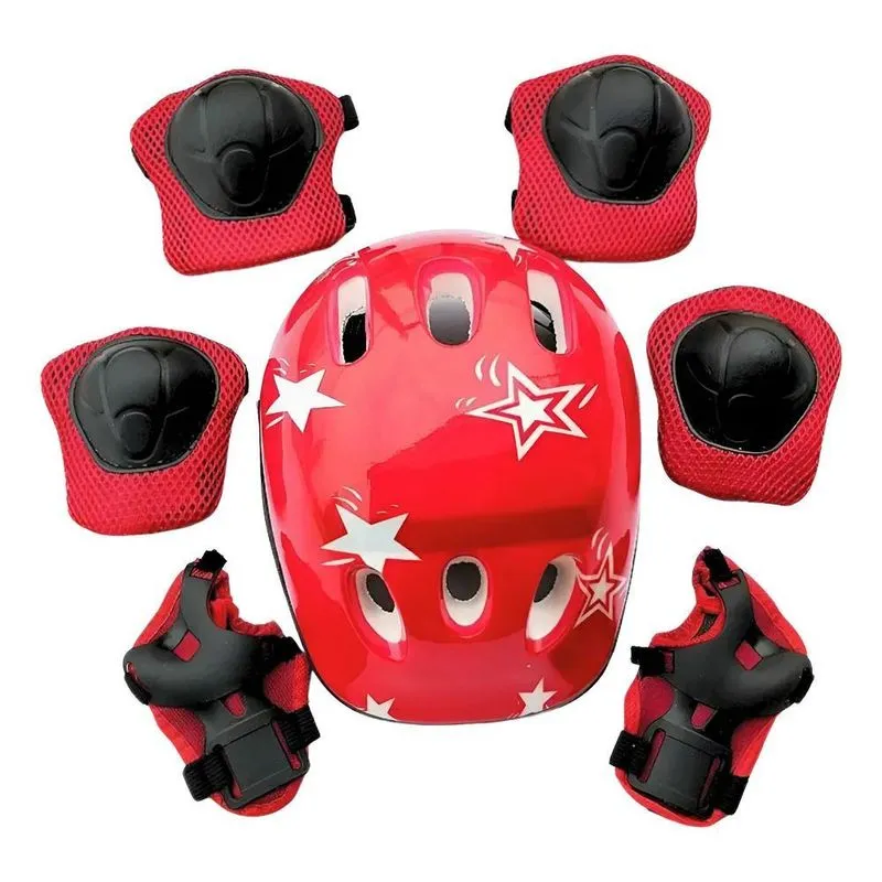 Kit De Proteção Infantil Para Skate Bike Patins Patinete