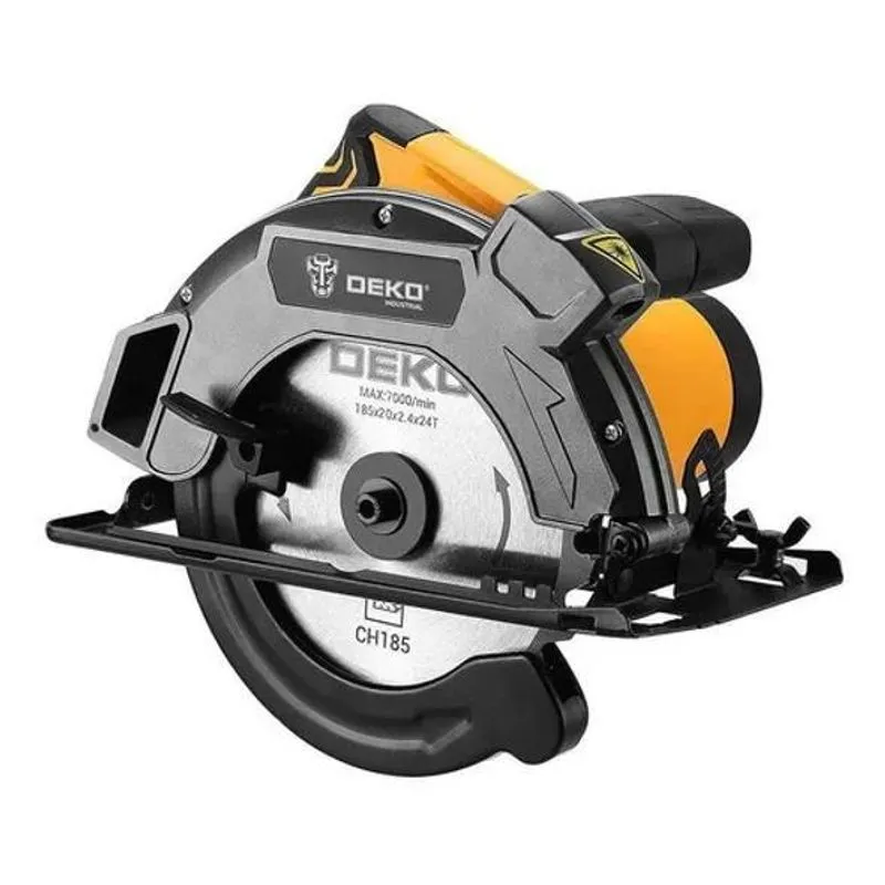 5x Serra Circular Profissional 7-1/4 Pol. 1600w Deko Frequên