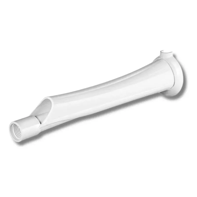 Braço Cano Chuveiro 30cm 1/2 Lorenzetti Esconde-fios Branco