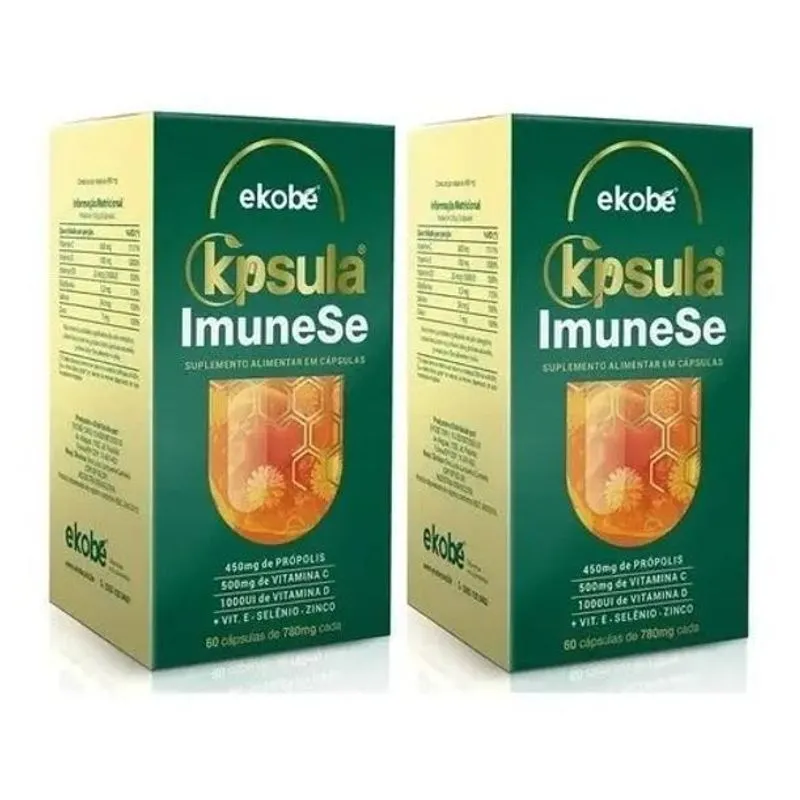 3x Suplemento Em Cápsulas Ekobé Encapsulados Kpsula Imunese