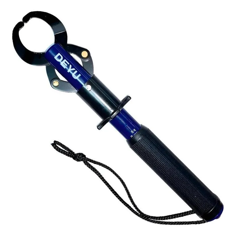 Alicate De Contenção Pesca Pega Peixe Com Balança 21kg