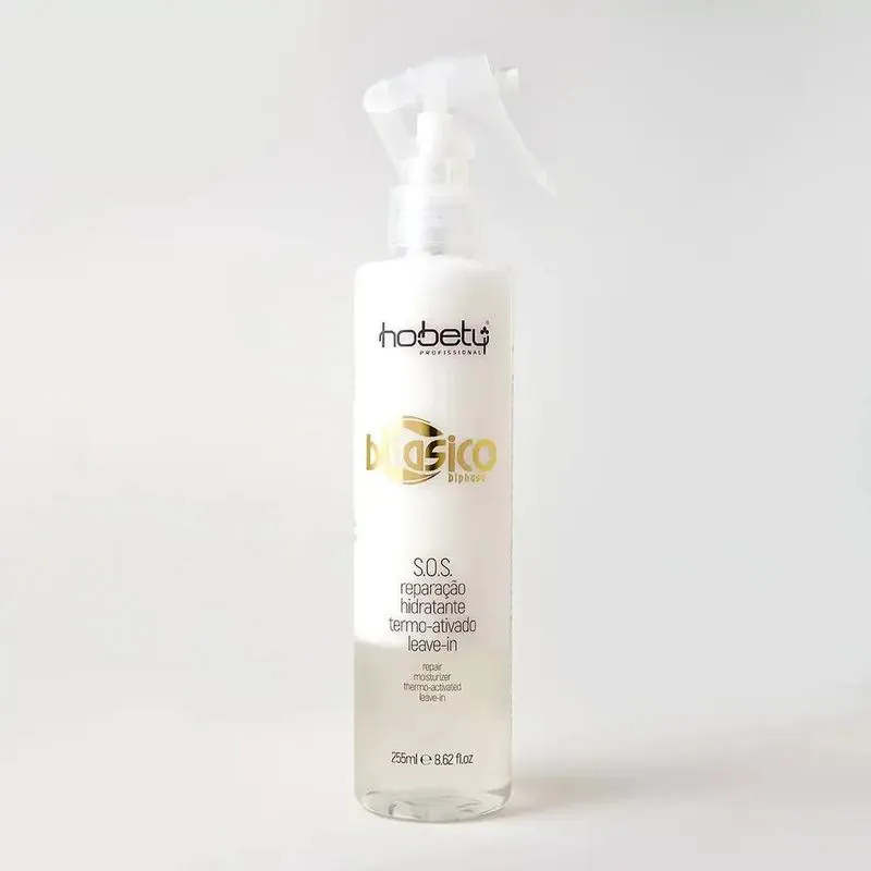 10x Hobety Bifásico Sos Leave-in Termo-ativado 255ml