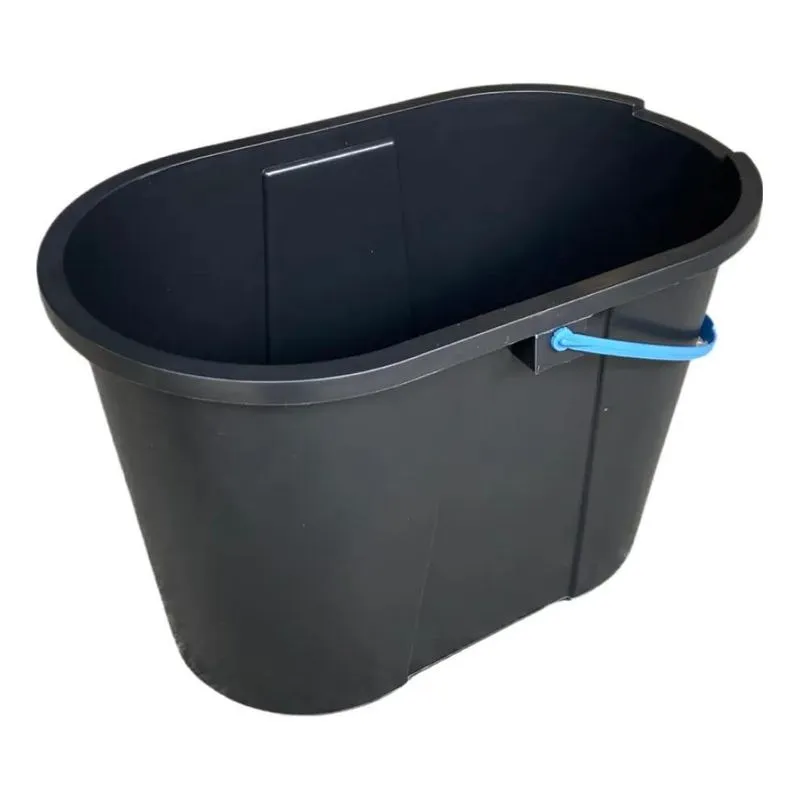 5x Balde Oval Com Alça Reforçada De Plástico De 10 Litros Co