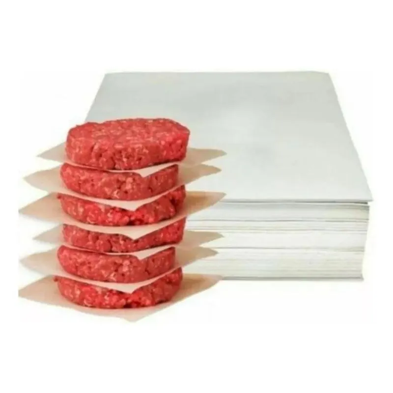 10x 1 Kg Separador Plastico De Hamburguer 15x15