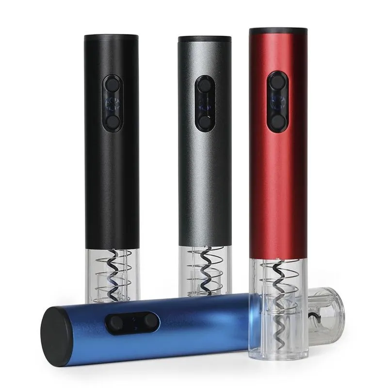 Abridor De Vinho Automático Saca Rolhas Elétrico Led