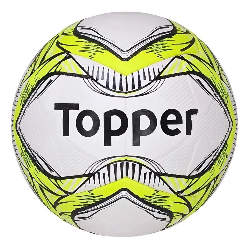 Bola Topper Futebol Society Branca Amarelo
