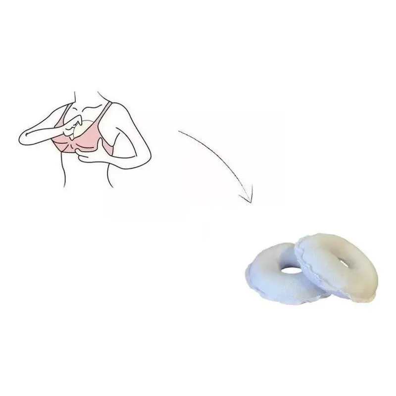 2x Rosquinha De Peito Absorvente Amamentação 4 Unidades