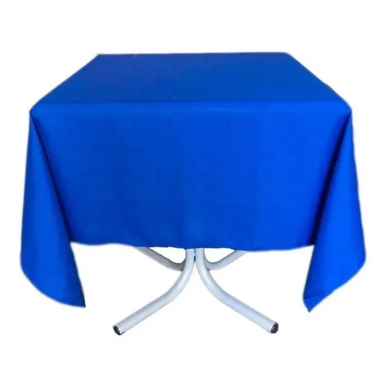 10x Toalha De Mesa Quadrada 1,50x1,50 Em Oxford Várias Core