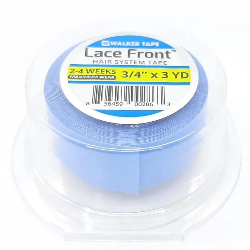 2x Fita Adesiva Walker Tape Lace Front Azul 3 Metros X 1.9 C