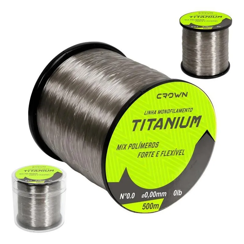 Linha De Pesca Monofilamento Cinza - 0.30mm / 500m