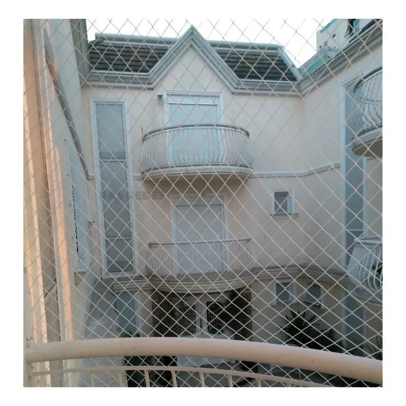 Rede De Proteção Janela Sacada 1,20m X 2,00m + Br Prata