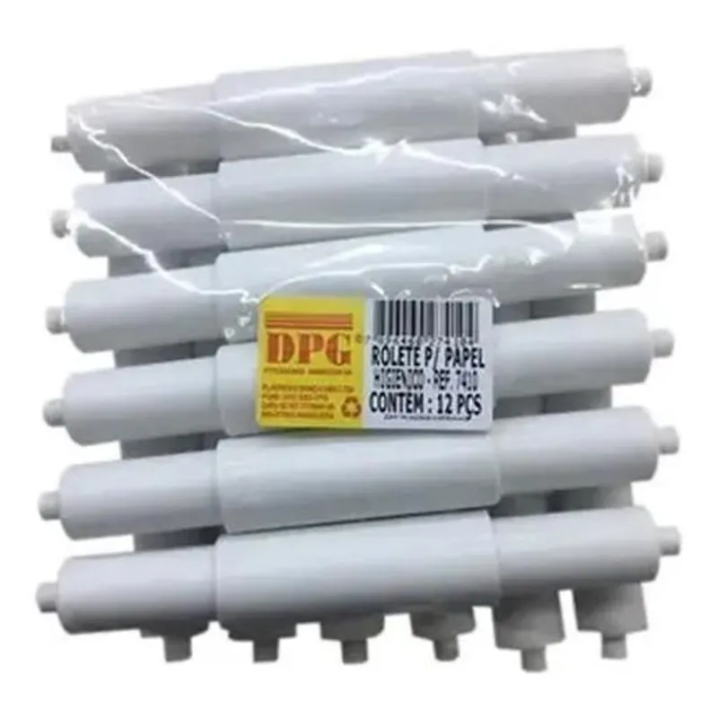 3x Rolete Para Papel Higiênico Com 12 Peças De Plástico Dpg